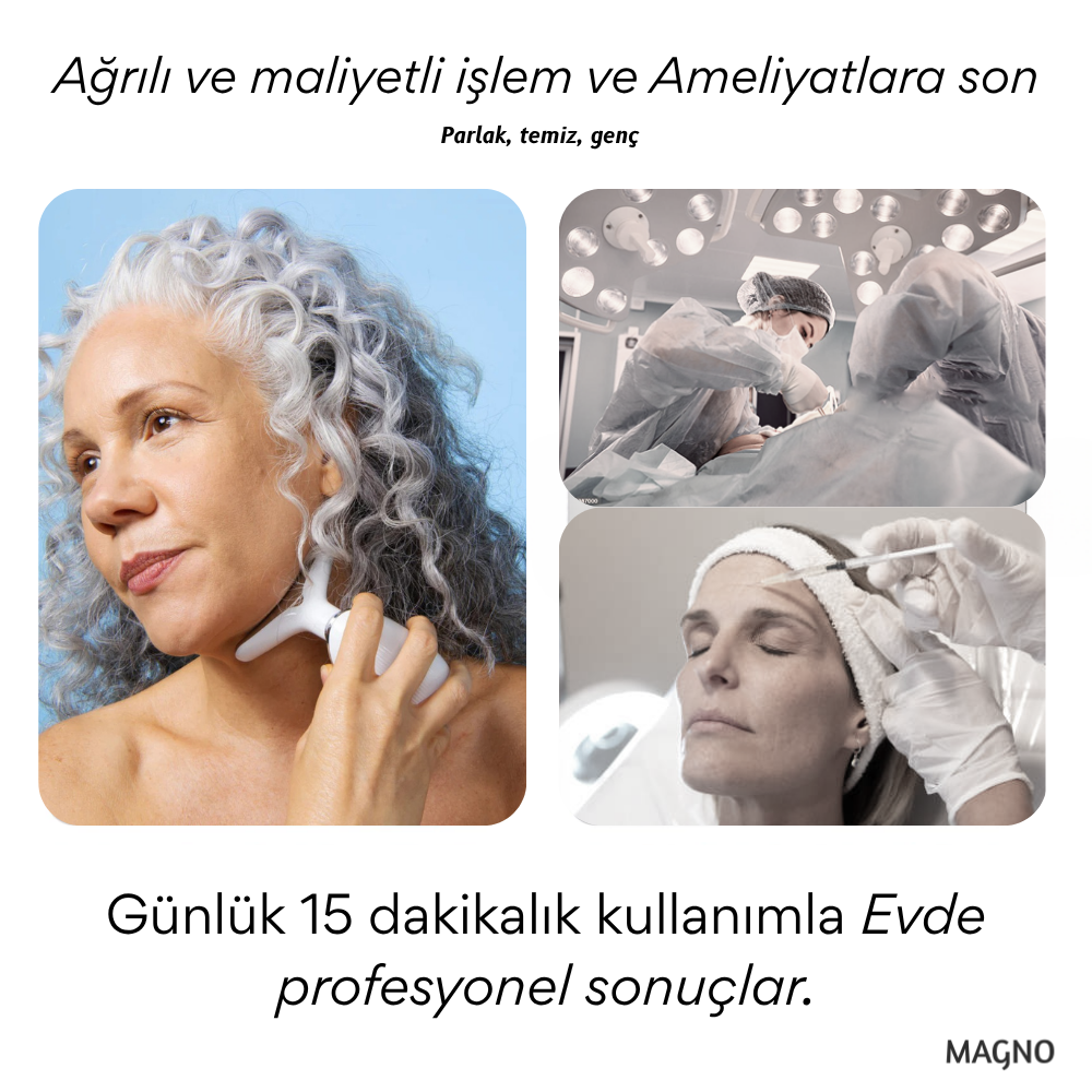 Yüz Kası Uyandırıcı EMS Cihazı | Doğal Gıdık ve Kırışıklık Giderici
