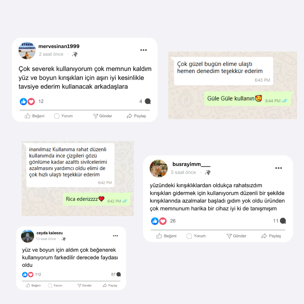 Yüz Kası Uyandırıcı EMS Cihazı | Doğal Gıdık ve Kırışıklık Giderici